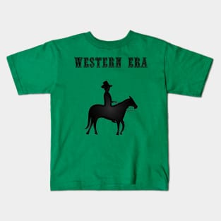 Western Era - Mexican on Donkey Kids T-Shirt